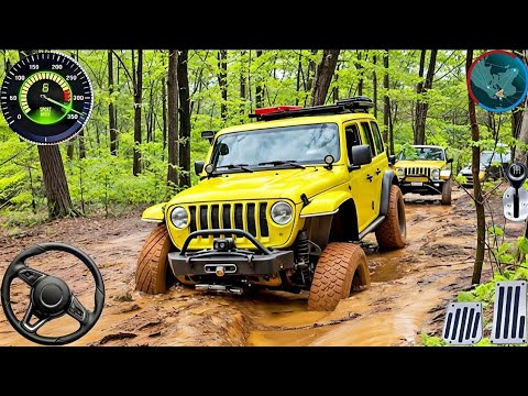 4x4 Offroad Jeep Driving Simulator 3D - Drive SUV 4x4 jeep Offroad Game - Android GamePlay