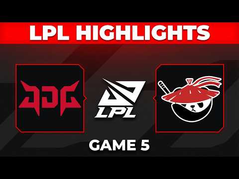 JDG vs AL Highlights Game 5 | LPL Playoffs 2026 | JD Gaming vs Anyone's Legend