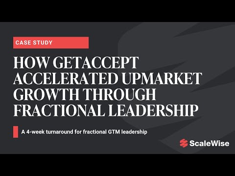 GetAccept accelerates upmarket growth through fractional leadership