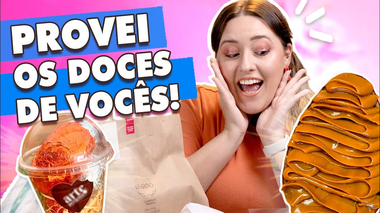 COMPREI OVO DE PÁSCOA DAS SEGUIDORAS e conheci um produto INÉDITO! | Tábata Romero