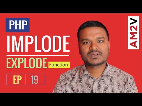 Php Implode And Explode Function Nepali Ep 19 Php Tutorials Php For Beginners