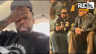 It's A Wrap 50 Cent Reacts To Chris Brown Spazzin On Quavo In New Diss Song