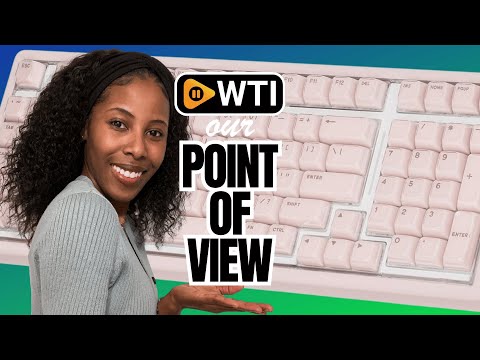 Silent Wireless Keyboard with Number Pad - WTI product video review
