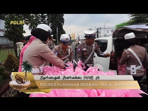 POLRES KUNINGAN BERBAGI TAKJIL RAMADAN