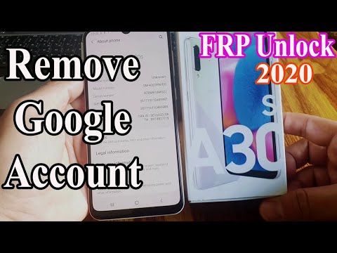 Remove/Bypass Samsung Galaxy A30s (SM-A307) Google Lock (FRP) | Without PC Video