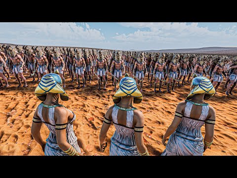 CAN 5000 CLEOPATRA STOP 2 MILLION EGYPTIAN WARRIORS? - Ultimate Epic Battle Simulator 2 UEBS 2