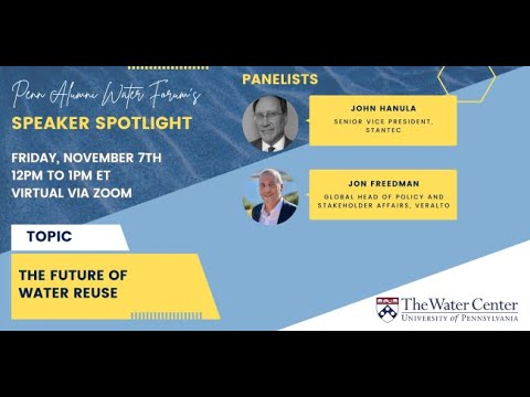 PAWF Speaker Spotlight: The Future of Water Reuse