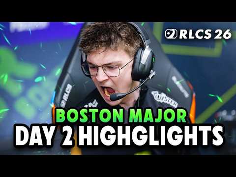 *Highlights* RLCS BOSTON MAJOR 2026 A CRAZY DAY!? | Day 2 Highlights Group Stage