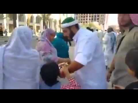 Before Year Eid e Milad Man Distribute chocolate