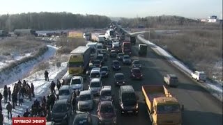 Нет «Платону»: свердловские дальнобойщики присоединились к всероссийской акции протеста