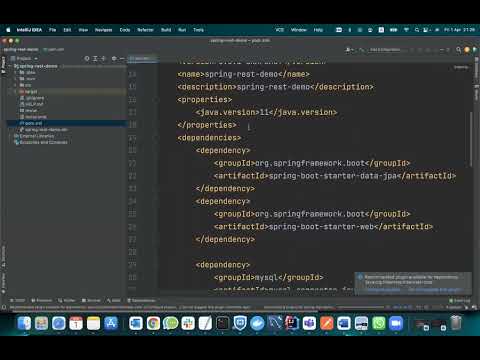 Spring tutorial 11 | Spring Boot | Spring Rest API | @RestController | CRUD Operations