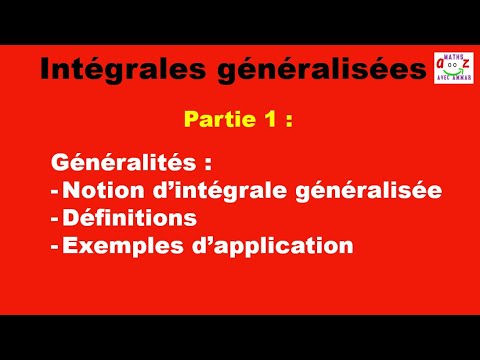 Course on general integrals. Generalities