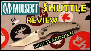 #knifereview Molsect SHUTTLE - #complete with #teardown - Model M2066AH