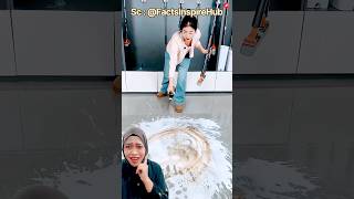 Download lagu The Maid's Shocking Move! Magic Sponge Mop Makes Floors Sparkle in a Flash! ✨🧹 FactsInspireHub mp3