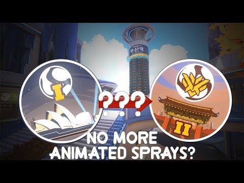 Overwatch - What Happened To Animated Sprays?