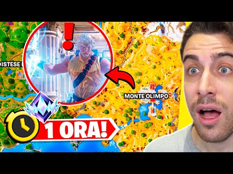 Atterro per 1 ORA sul MONTE OLIMPO dal Boss ZEUS in RANKED! Stagione 2 Capitolo 5 Fortnite ITA!