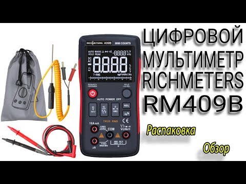 Обзор кнопочного цифрового мультиметра Richmeters RM409b Цифровой мультиметр RM409B