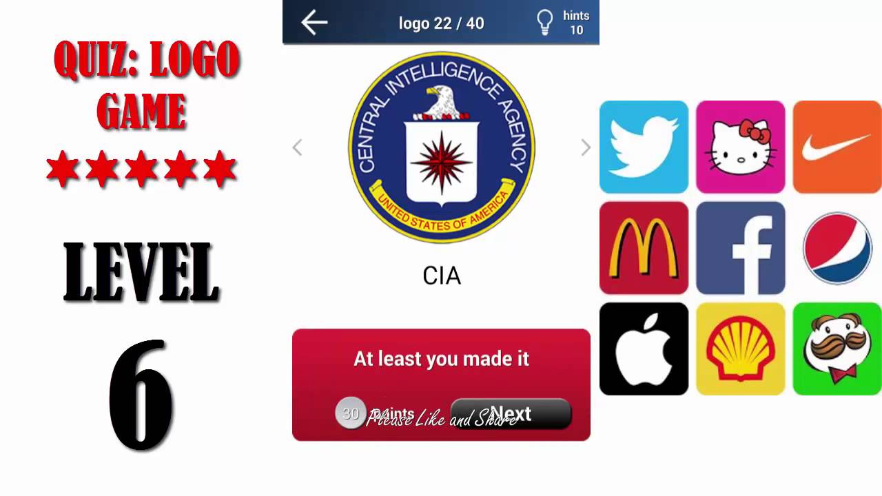 Quiz: Logo Game Level 6 - All Answers - Walkthrough ( By Lemmings at work )