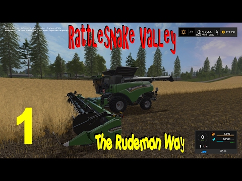 Farming Simulator 17 Let's Play Rattlesnake Valley Ep 1
