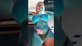 Gata em seu apartamento experimentando seu biquíni novo #booktokers #morena #oldmoneyfashion #funk