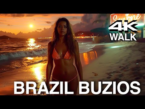 Buzios. Brazil. 4K Walk