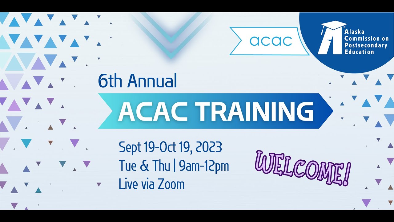 ACPE's 6th Annual ACAC Training - Alaska Safety Alliance (ASA)
