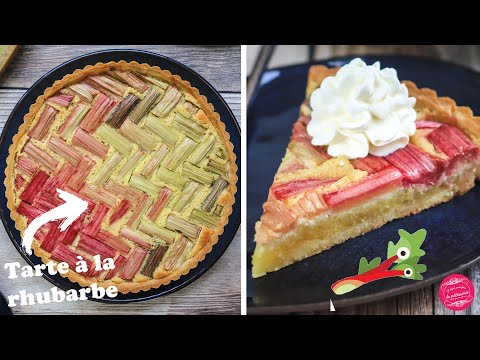 TARTE à la RHUBARBE FACILE