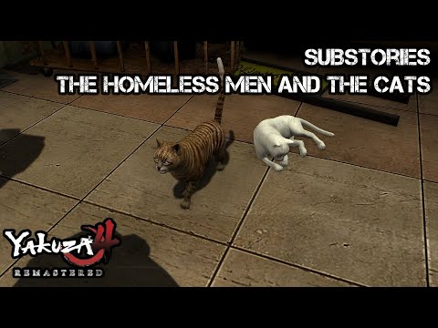 Yakuza 4 Remastered | Substories No. 12 - The Homeless Men and the Cats
