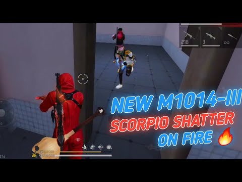 SOLO VS SQUAD || FIRST GAMEPLAY WITH NEW M1014-SCORPIO SHATTER🔥 BEST EVO GUN SKIN - GARENA FREE FIRE