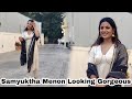 Samyuktha Menon Looking Gorgeous Came At Virupaksha Trailer Launch In Mumbai