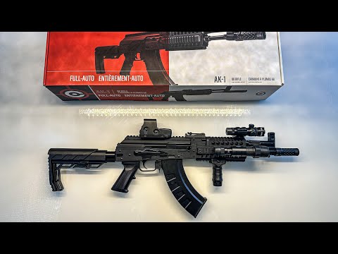 CROSMAN AK-1 Full Auto Air Gun Review