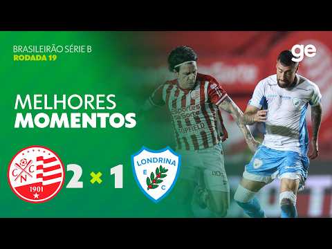 Gols e lances de Náutico x Londrina