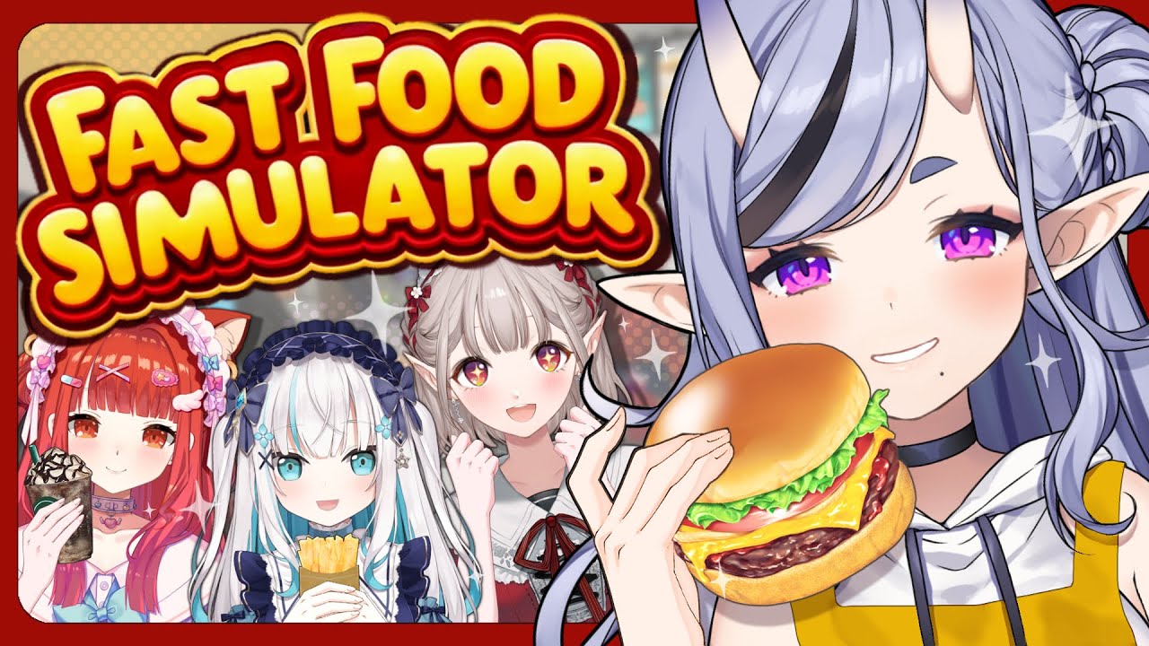 【 Fast Food Simulator 】未経験でも楽しく働ける職場らしい【 竜胆 尊┆にじさんじ 】