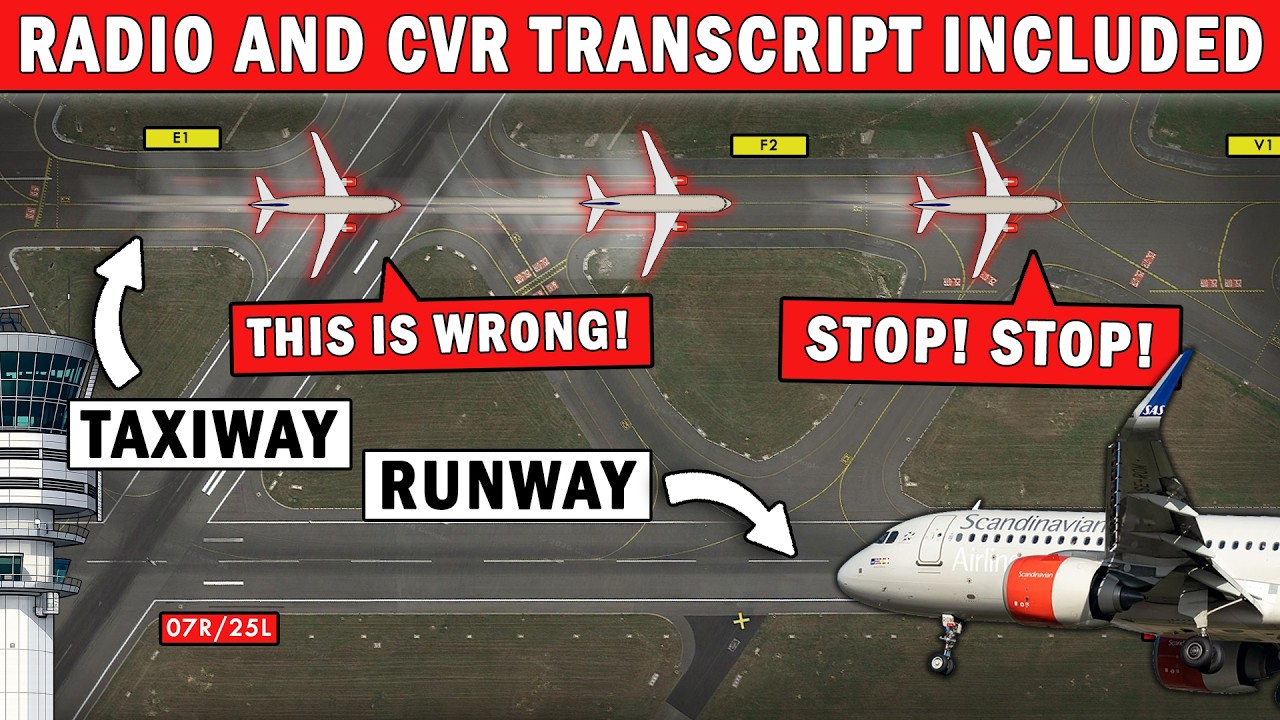 Radio+CVR Transcript on Plane Taking Off from Taxiway! Saved by seconds...