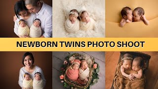 |NEWBORN PHOTOGRAPHY VLOG| Twins Newborn Photo Shoot with Hazel &amp; Willow Full Workflow 双胞胎新生儿摄影全流程