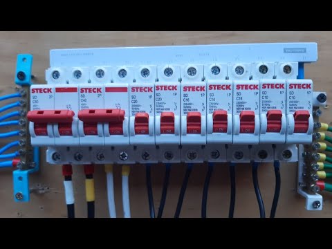 como montar quadro de distribuição bifasico sem dps e idr?