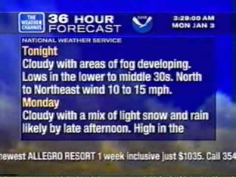 Kenosha WeatherSTAR XL - 01/03/2000