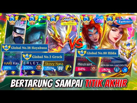 GILA BANGET! INI DIA PERTARUNGAN PARA TOP GLOBAL DIRANK TINGGI! MATCH PANAS! MMR DIPERTARUHKAN!!😱