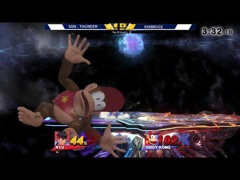 The Big House 8  TOP 32 LOSERS - SSN | THUNDER (Ryu) vs R | K9sbruce (Diddy Kong)