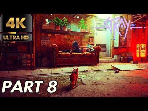 STRAY PART 8 MIDTOWN | PS5 60 FPS Walkthrough Gameplay