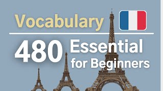 Learn Essential French Vocabulary 480 for Beginners 🇫🇷