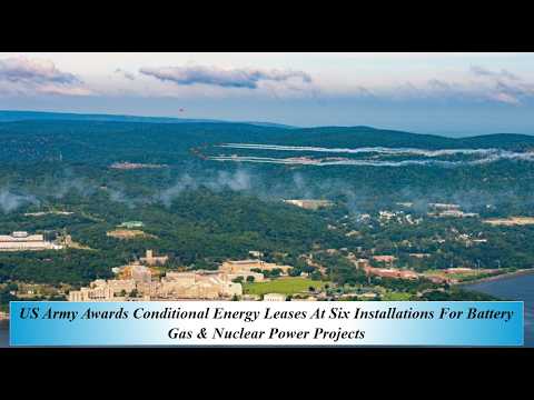 US Army Awards Conditional Energy Leases At Six ...