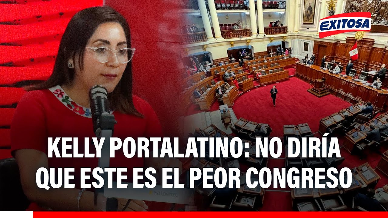 🔴🔵 Kelly Portalatino evita calificar al Congreso como "el peor de la historia": "No diría eso"