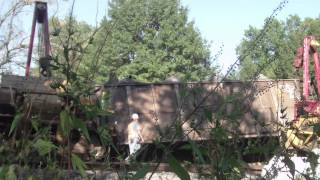 Coal Train Derailment At Charleston, West Virginia. The Flipover.