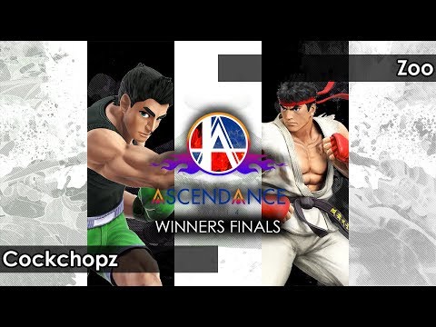 Smash 4: PBG | MNK | Cockchopz (Little Mac) V Zoo (Ryu) - Ascendance 41 Tournament SSB4