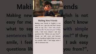 Making New Friends | Learn English Through Story #shorts #english #englishreading