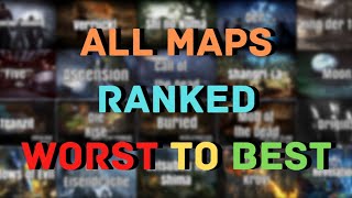 ALL ZOMBIES MAPS RANKED WORST TO BEST (WaW - BO3)