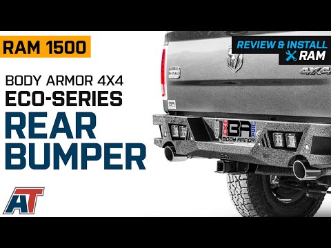2009-2018 RAM 1500 Body Armor 4x4 ECO-Series Rear Bumper Review & Install