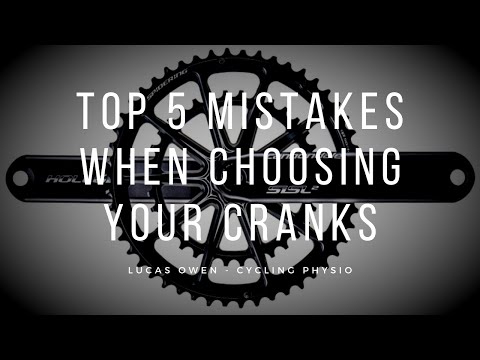 Top 5 Mistakes When Choosing Your Cranks