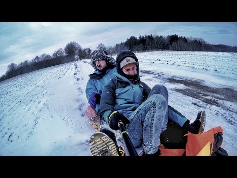 GUMMIBÅD EFTER BIL (50 KM/T)